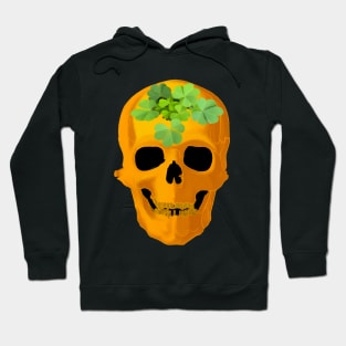 Golden Clover Skull Hoodie